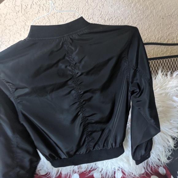 Floral patch moto jacket - Picture 3 of 6